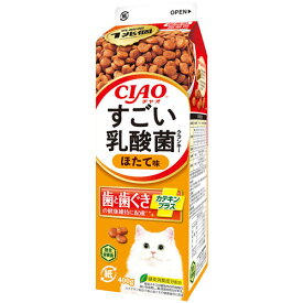 いなば CIAO すごい乳酸菌 クランキー 総合栄養食 ほたて味 歯と歯ぐきの健康維持に配慮 400g P-283 猫 ねこ ネコ 猫用 ごはん ペットフード