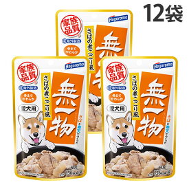 無一物 パウチ 愛犬用 さばの煮こごり風 60g 12袋 はごろもフーズ