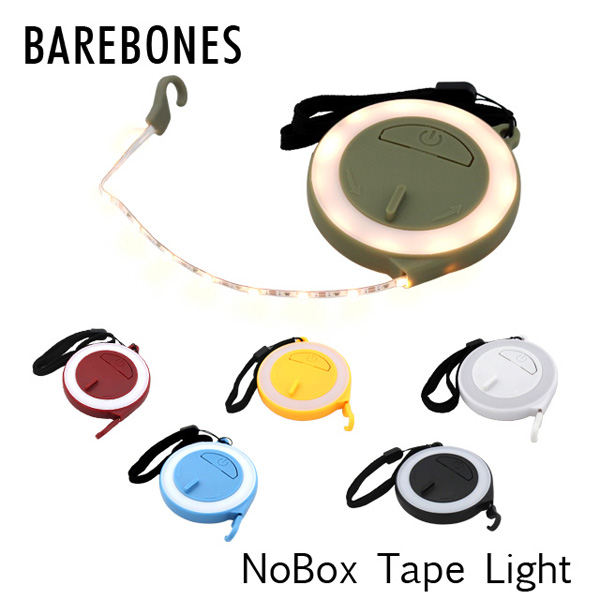 身近なアウトドアライフスタイルをコンセプトに、こだわりを持った商品を展開する「Barebones」。 Barebones Living ベアボーンズ リビング NoBox Tape Light ノーボックス テープライト LED