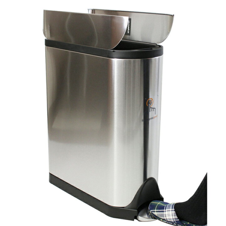 楽天市場】シンプルヒューマン CW1897 バタフライ ステップカン  