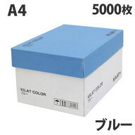 カラーコピー用紙 ブルー A4 5000枚『送料無料（一部地域除く）』