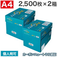 『個人様大歓迎！！』『最安挑戦』コピー用紙 A4 5000枚(2500枚×2箱)ペーパーワン（PAPER ONE） 高白色 …