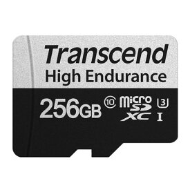 『取寄品』トランセンド microSDXCカード 256GB Class10 UHS-I U3 変換アダプター付 TS256GUSD350V マイクロSDカード『送料無料（一部地域除く）』