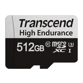 『取寄品』トランセンド microSDXCカード 512GB Class10 UHS-I U3 変換アダプター付 TS512GUSD350V マイクロSDカード『送料無料（一部地域除く）』
