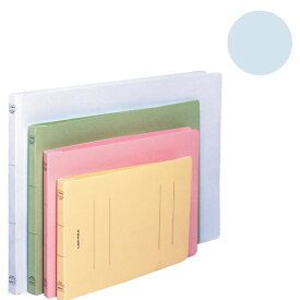 ライオン フラットファイル A4ヨコ水色 10冊