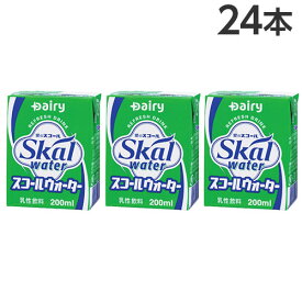 南日本酪農協同 デーリィ スコールウォーター 200ml×24本 紙パック Skal 乳性飲料 ロングライフ Dairy
