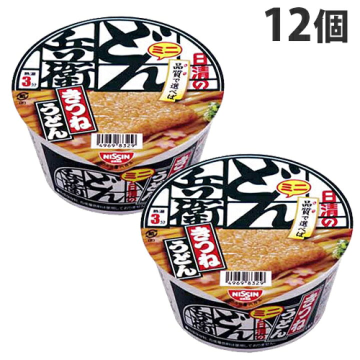 お気に入りの 日清食品 日清のどん兵衛 きつねうどん 西 1箱12食 Materialworldblog Com