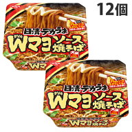 日清食品 日清デカうま Wマヨソース焼そば 153g×12個 やきそば カップ麺 インスタント麺 即席麺 麺類 カ…