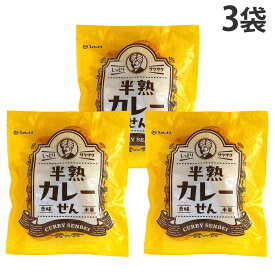 まるせん米菓 半熟カレーせん ぬれ揚げせんべい 65g 3袋