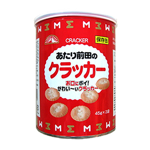 お口にポイ 可愛いクラッカー 前田製菓 超特価SALE開催 ラッピング無料 あたり前田のクラッカー 保存缶