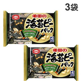 亀田製菓 海苔ピーパック 85g×3袋