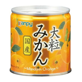 みかん 缶詰 国産 大粒みかん 190g フルーツ缶 果物缶詰 カンピー