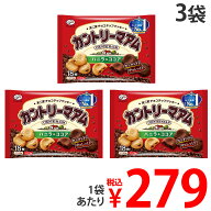 不二家 カントリーマアム バニラ＆ココア 18枚入 3袋お1人様1セット限り