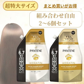 【特価】パンテーン 6.7 エクストラ ダメージリペア シャンプー コンディショナー 詰め替え 超特大 2L 大容量 セット ヘアケア お得 業務用 トリートメント 2000ml 洗い流す まとめ買い トリートメント 特大 サイズ 安い ケア リペア 箱 箱買い ケース 大量 ダメージケア