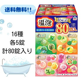 アース 温泡 ONPO 80錠入り 入浴剤 おんぽう 大量 詰め合わせ アソート セット onpo 80錠 業務用 森 ゆず 桃 ローズ 香り 炭酸湯 本格 入浴 16種類 アロマキープ アロマ 炭酸 湯 柚子 透明 アース製薬 製薬 肩こり 腰痛 疲労 冷え性 こだわり 疲労回復 温泉成分 温泉 疲れ