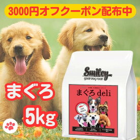 スマイリー 国産 まぐろ 【賞味期限2026年9月】 まぐろデリ 5kgドッグフード 純国産 無添加 Smiley 犬 デリ 日本製 ペットフード アミノ酸 ビタミン 減塩 一般食 素材 こだわり わんちゃん ごはん フリーズドライ 高齢犬 人気 DHA EPA 安全 日本魚 さかな ドックフード