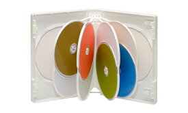 DVDケース 10枚用（14ミリ）（10枚セット）【全3色】