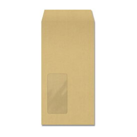 長3セロ窓クラフト茶85g枠無センター貼 100枚入 / 1000枚入 A4用紙3つ折り用 定形サイズ 封筒 長3封筒 長形3号 事務用品 オフィス 納品書 書類