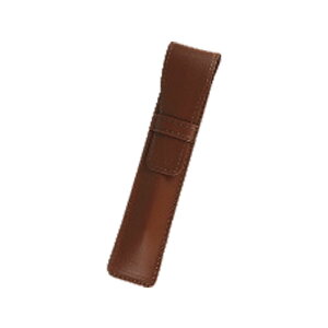 合皮ケース 蓋あり1本詰め (茶)