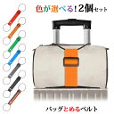 バッグとめるベルト 【2点セット】 旅行便利グッズ バッグ 固定ベルト スーツケース固定ベルト スーツケースベルト 荷…