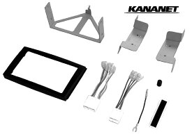 カナネット/KANANET UA-T42D マツダ MPV用 カーAV取付キット