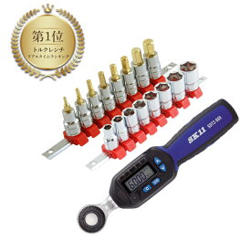 SK11 デジタルトルクレンチ ＆ ヘックスビット ＆ ソケットセット SDT3-060 ＋ SHS308BH ＋ SHS308M 藤原産業 セット商品 まとめ買い特価 初心者向け 　藤原産業 オリジナルセット