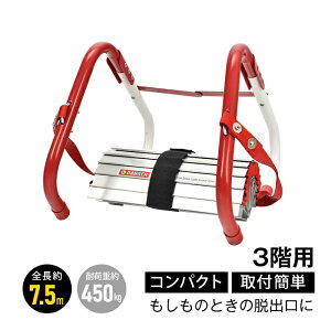 避難はしご 4m 2階用 ハシゴ 梯子 3階用 防災用はしご 災害 地震 33 