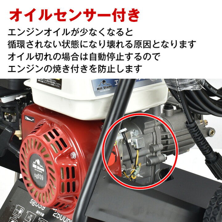 楽天市場】エンジン式 高圧洗浄機 ハイパワー 6.5馬力 電源いらず 洗車 