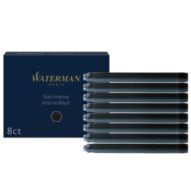 WATERMAN(ウォーターマン) 万年筆 カートリッジインク(8本入)ブラック 【メール便250円_あす楽対象外_同梱10点まで】[3034325200194]