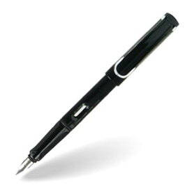 【メール便送料無料_あす楽対象外_同梱2点まで】LAMY safari(ラミー サファリ) 万年筆L19 EF/FP(極細字) シャイニーブラック[4014519203964]