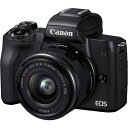 【 在庫処分!】【 国内正規ルート品 】【送料無料】CANON(キヤノン)EOS Kiss M EF-M15-45 IS STM レンズキット ブラック2410...