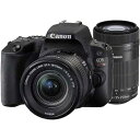 CANON(キヤノン)EOS Kiss X9 ダブルズームキット ブラック2420万画素 デジタル一眼カメラ【あす楽対応_関東】【送料無料】【国内正規品】