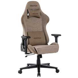 【正規代理店】【あす楽関東_対応】VESTEXVES-S1 BR[VESS1BR] ブラウンゲーミングチェア S1シリーズ カラーファブリック仕様[4547181240062]