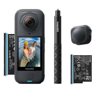 Insta360Insta360 X4 Air �X�^�[�^�[�L�b�g�yCINSAAFA-SE03�z�O���t�@�C�g�u���b�N�A�N�V�����J����[6977644764763]