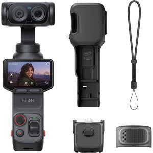 Insta360Insta360 Luna Ultra �W���L�b�g�yCINSABTA-LUNAULTRA01�z�R�Y�~�b�N�u���b�N�A�N�V�����J����[6942590201778]