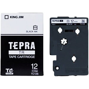 �y�����y�֓�_�Ή��zKING JIM(�L���O�W��) ���x�����C�^�[�p�e�[�v TC12S�e�v��TR�e�[�v�J�[�g���b�W�����x��/������ ��:12mm ����:7.7m[4971660751907]
