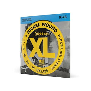 D'Addario __I GLM^[ jbP SuperLight Top/Regular Bottom .009-.046 EXL125