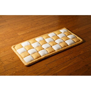 【送料無料】 クッション へたりにくいぽこぽこソファパッド イエロー 2人掛用(幅50×長さ100cm)カネタツ