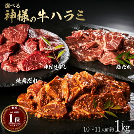 【2点以上購入で特典】ギフト 肉 送料無料 神様の選べる牛ハラミ 焼肉 牛肉 はらみ タレ漬け 味付けなし 希少サガリ100% 使用 1kg 10～11人前 ホルモン お試し 食品 グルメ 食べ比べ 訳あり(わけあり/訳アリ)ではございません お祝い お祝い返し 内祝い お取り寄せ