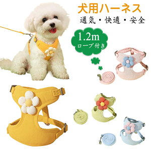 犬 ハーネス リード セット 小型犬 可愛い 抜けない ハーネスベルト 首輪 犬 服 犬用ハーネス 犬 夏 春 秋 冬 首 負担 おしゃれ 犬の首輪 子犬用 犬 犬用 ハーネス ペット用品 メッシュ リード