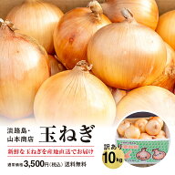 【送料無料】淡路島玉ねぎ【6月上旬～3月上旬までの商品】訳あり 傷 変形 皮むけ 10キロ サイズ・個数お…