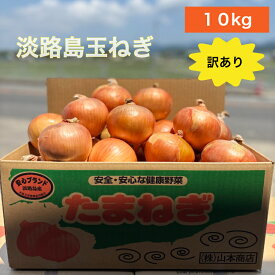 【送料無料】淡路島玉ねぎ【6月上旬～3月上旬までの商品】訳あり 傷 変形 皮むけ 10キロ サイズ・個数おまかせ 淡路島玉ねぎ 10キロ 玉ねぎ 甘い 美味しい ひょうご安心ブランド 減農薬 onion オニオン魂 山本商店
