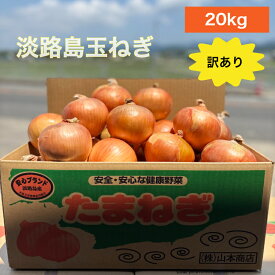 【送料無料】淡路島玉ねぎ【6月上旬～3月上旬までの商品】訳あり 傷 変形 皮むけ 20キロ サイズ・個数おまかせ 淡路島玉ねぎ 20キロ 玉ねぎ 甘い 美味しい ひょうご安心ブランド 減農薬 onion オニオン魂 山本商店