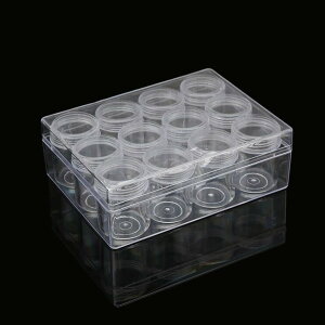 収納ボックス 丸型 透明 ビーズ収納ケース 化粧品用 ネイルパーツ収納 アクセサリー収納ボックス 蓋つき 保存容器 小分け容器 DIY 小物入れ 雑貨入れ 旅行用