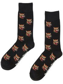 【公式ショップ】MIDDLE SOCKS Onitsuka Tiger オニツカタイガー 靴下・レッグウェア 靴下 ブラック ホワイト[Rakuten Fashion]