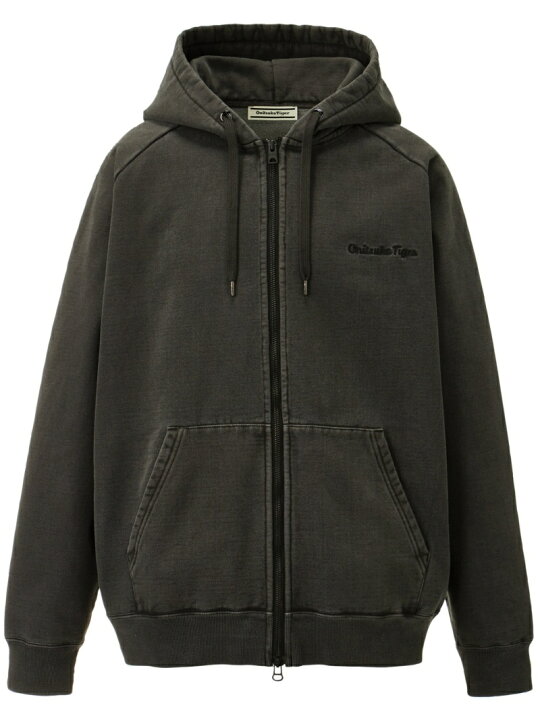 楽天市場】【公式ショップ】WASHED ZIP UP HOODIE Onitsuka Tiger 