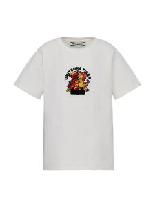 �y�����V���b�v�zKIDS GRAPHIC TEE Onitsuka Tiger �I�j�c�J�^�C�K�[ �g�b�v�X �J�b�g�\�[�ET�V���c ���b�h �z���C�g�y���������z[Rakuten Fashion]