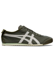 (U)【公式ショップ】MEXICO 66 SLIP-ON Onitsuka Tiger オニツカタイガー シューズ・靴 スニーカー グレー グリーン【送料無料】[Rakuten Fashion]