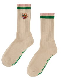 (U)【公式ショップ】MIDDLE SOCKS Onitsuka Tiger オニツカタイガー 靴下・レッグウェア 靴下 グレー ベージュ ホワイト ブラック[Rakuten Fashion]
