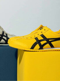 【公式ショップ】MEXICO 66 SLIP-ON Onitsuka Tiger オニツカタイガー シューズ・靴 スニーカー イエロー ブラック【送料無料】[Rakuten Fashion]